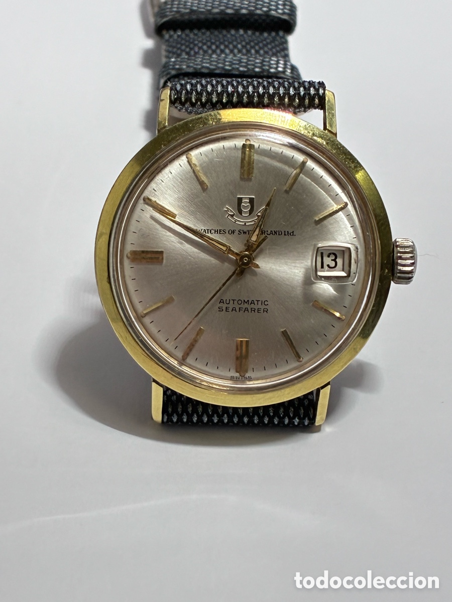 Relojes autom&aacute;ticos: Reloj Watches of Switzerland Automatic Seafarer chapado oro