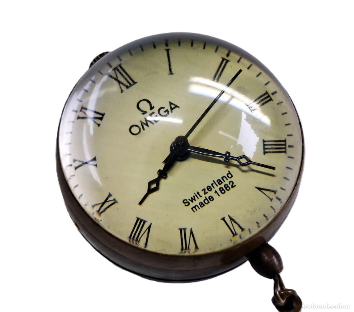 Relojes autom&aacute;ticos: 1882 - OMEGA Crystal Glass Ball Pocket RELOJ AUTOMATICO OMEGA BURBUJA - 35.MM DIAMETRO