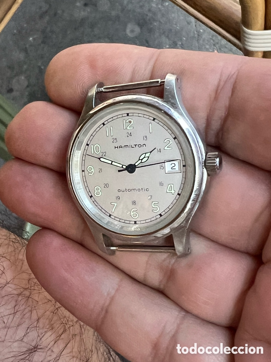 Relojes autom&aacute;ticos: ✅ reloj Hamilton Khaki 9721B Day Automatic 25 Jewels
