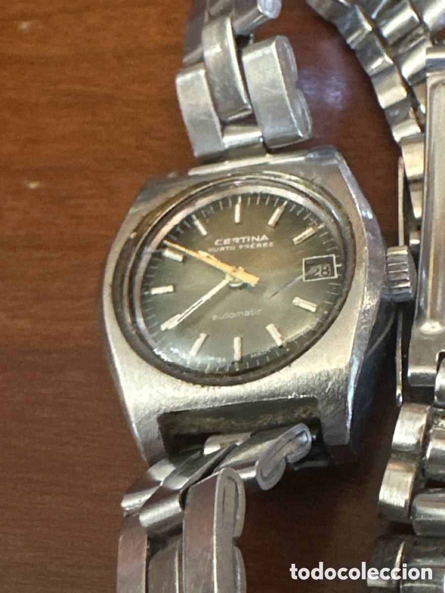Relojes autom&aacute;ticos: RELOJ AUTOMATICO CERTINA KURTH FRERES DE MUJER FUNCIONA - Foto 8