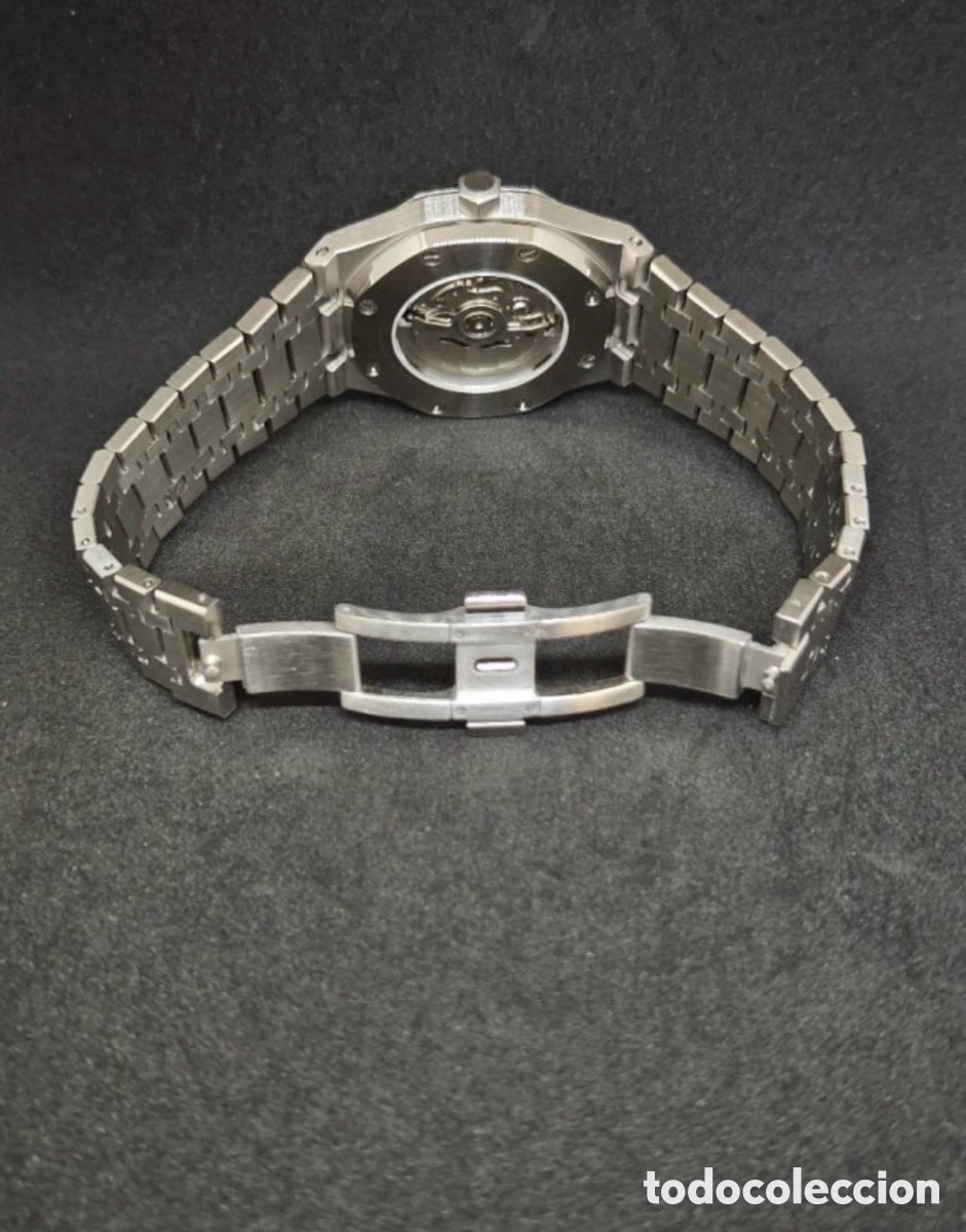Relojes autom&aacute;ticos: Seiko Mod Royal Oak Skeleton Stealth - Foto 7