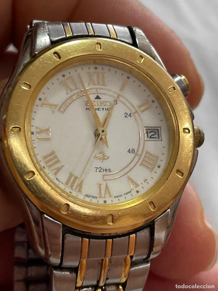 Relojes autom&aacute;ticos: Seiko Kinetic 3M22-0A90 - Foto 2