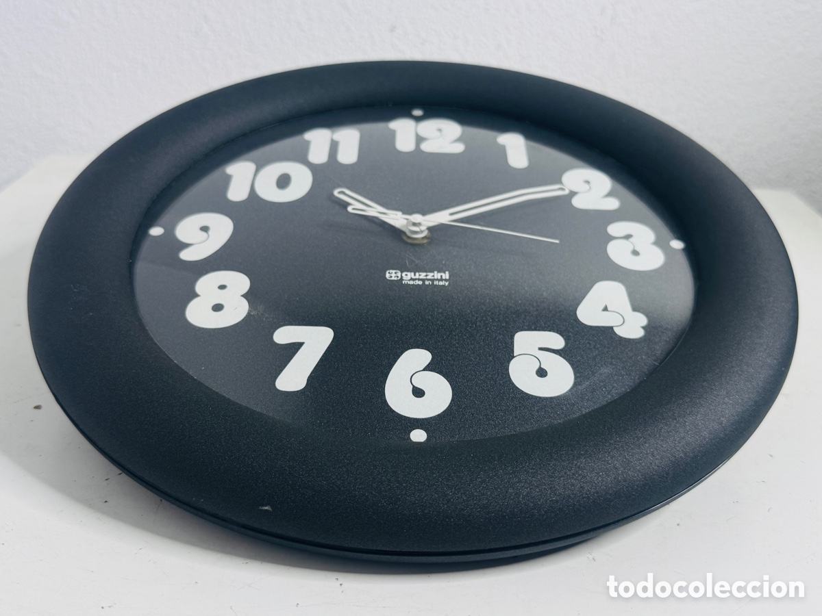 Relojes autom&aacute;ticos: Reloj de Pared Guzzini Italy Design 30 cm Funciona Ok