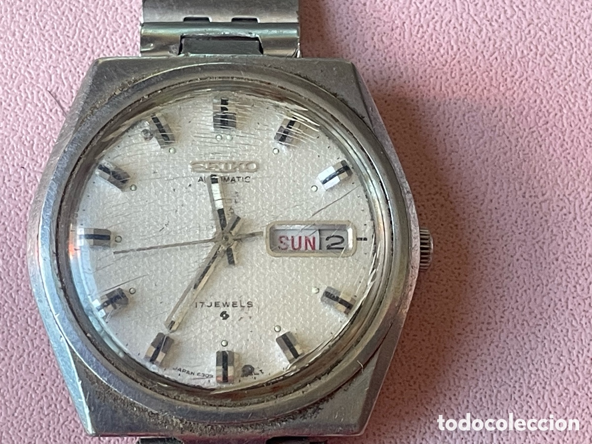 Relojes autom&aacute;ticos: Reloj Seiko Automatic 6309-8040, no funciona, para piezas o reparaci&oacute;n