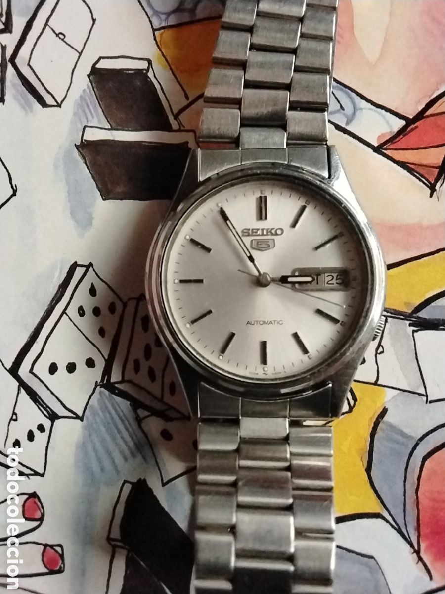 Relojes autom&aacute;ticos: RELOJ SEIKO 5 AUTOMATICO DOBLE CALENDARIO - Foto 2