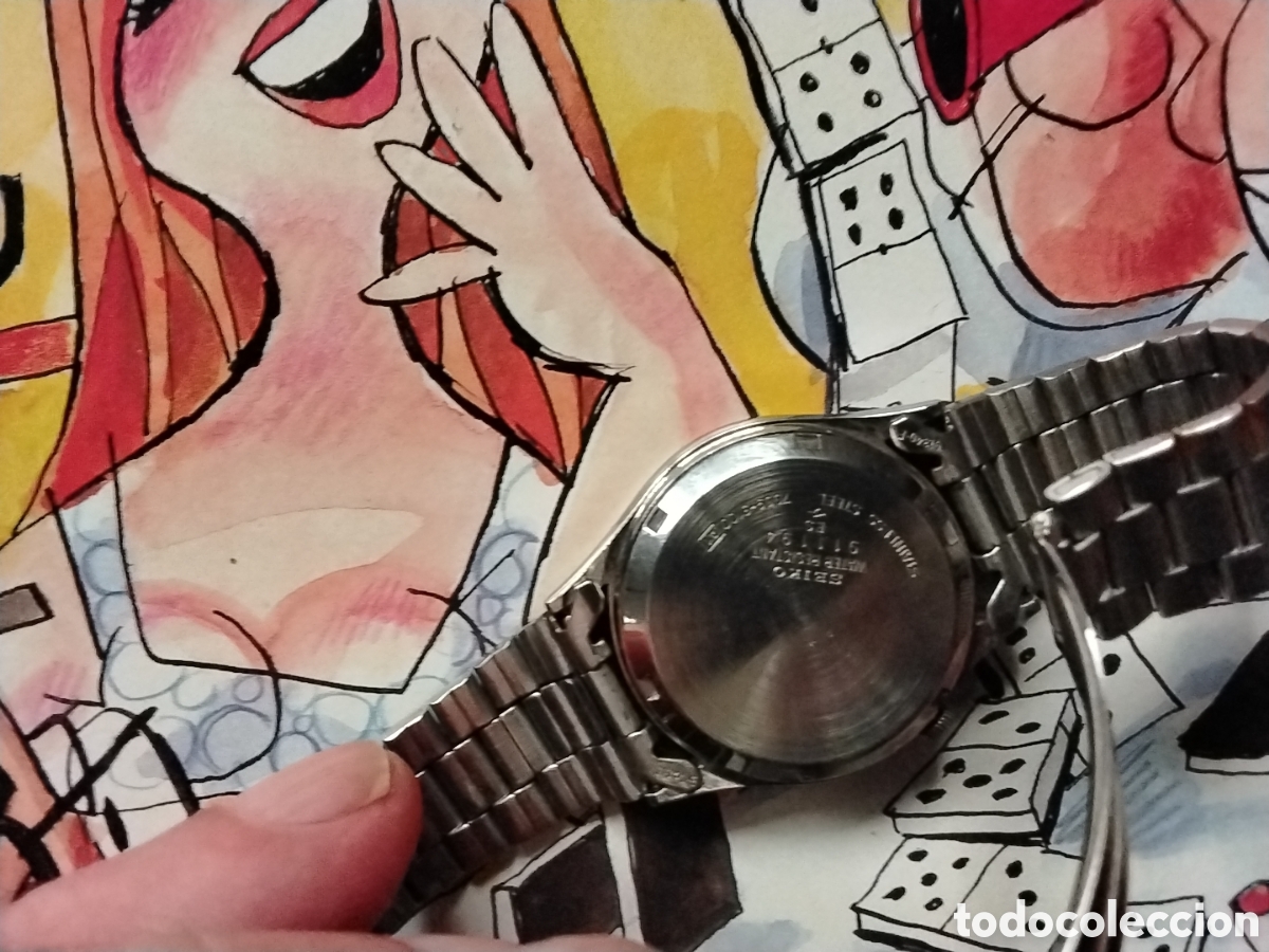 Relojes autom&aacute;ticos: RELOJ SEIKO 5 AUTOMATICO DOBLE CALENDARIO - Foto 3