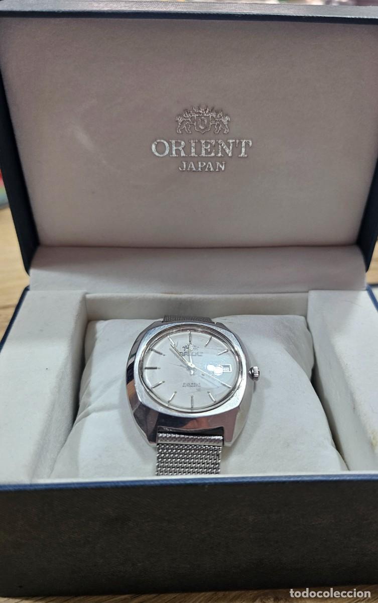 Relojes autom&aacute;ticos: Reloj Orient Autom&aacute;tico Blanco A&ntilde;os 70 - Foto 8