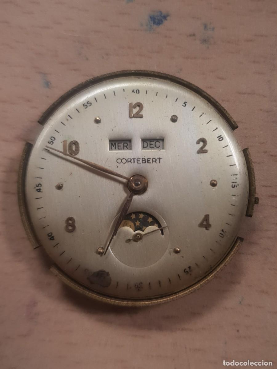 Relojes autom&aacute;ticos: Maquinaria reloj cortebert triple calendario y fase lunar
