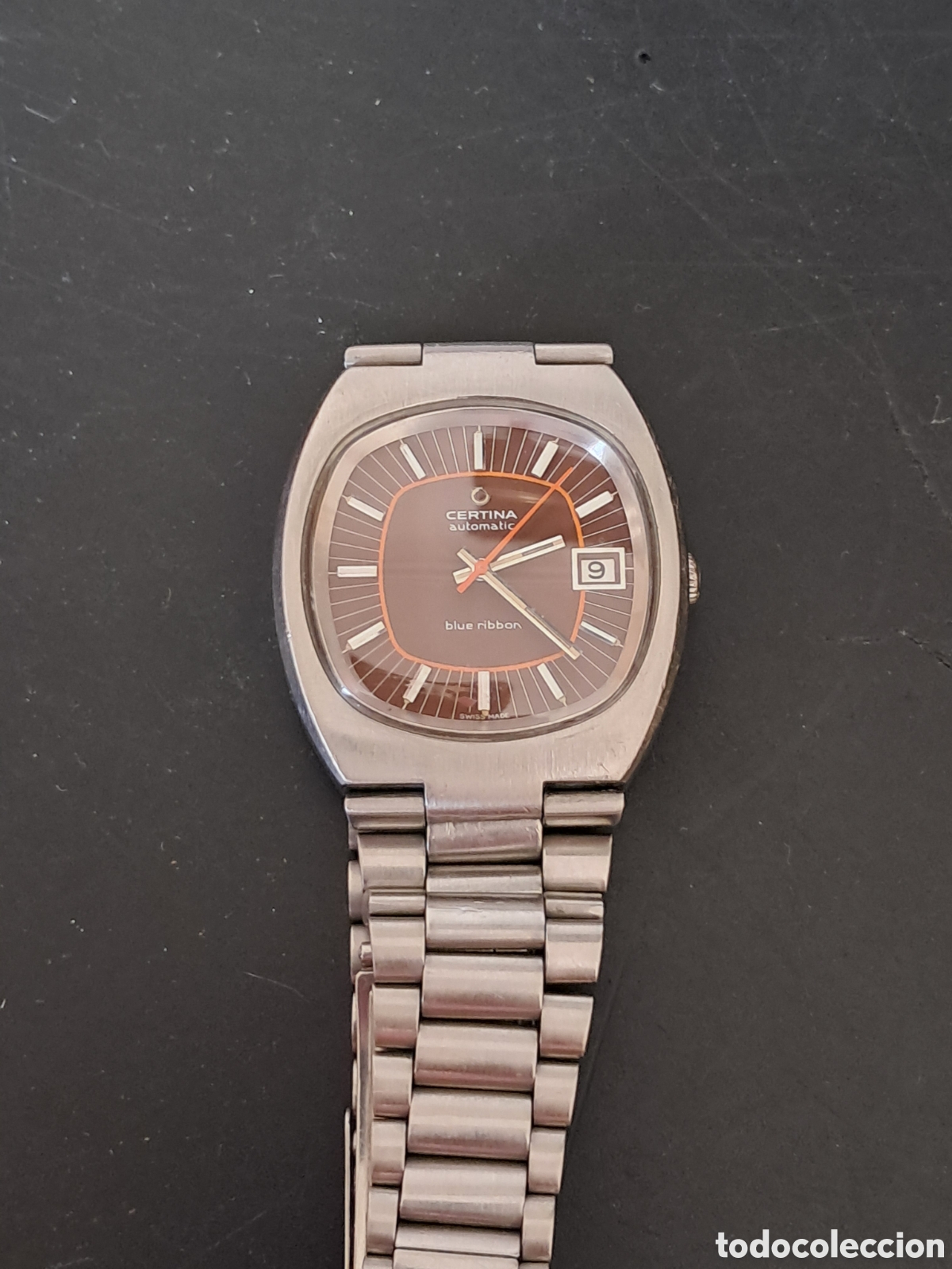 Relojes autom&aacute;ticos: Certina blue ribbon calibre 25/651 autom&aacute;tico caixa em a&ccedil;o