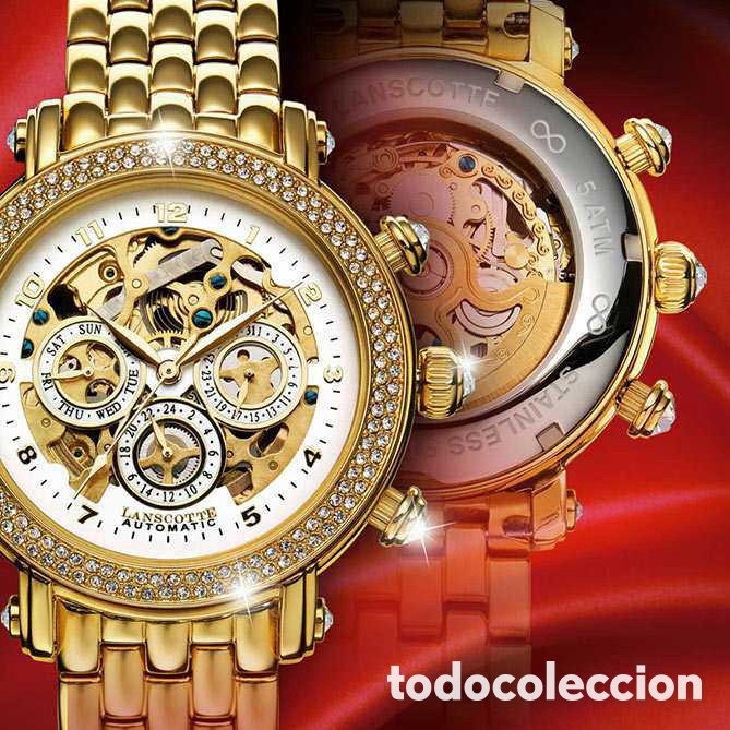 Relojes autom&aacute;ticos: Reloj de pulsera ba&ntilde;ado en oro - Foto 3