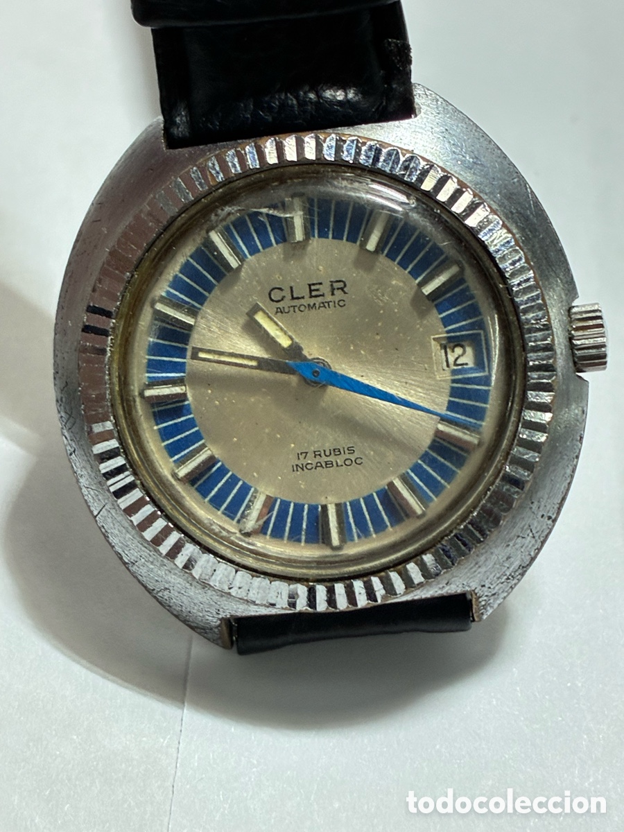 Relojes autom&aacute;ticos: Reloj Cler autom&aacute;tico a&ntilde;os 70