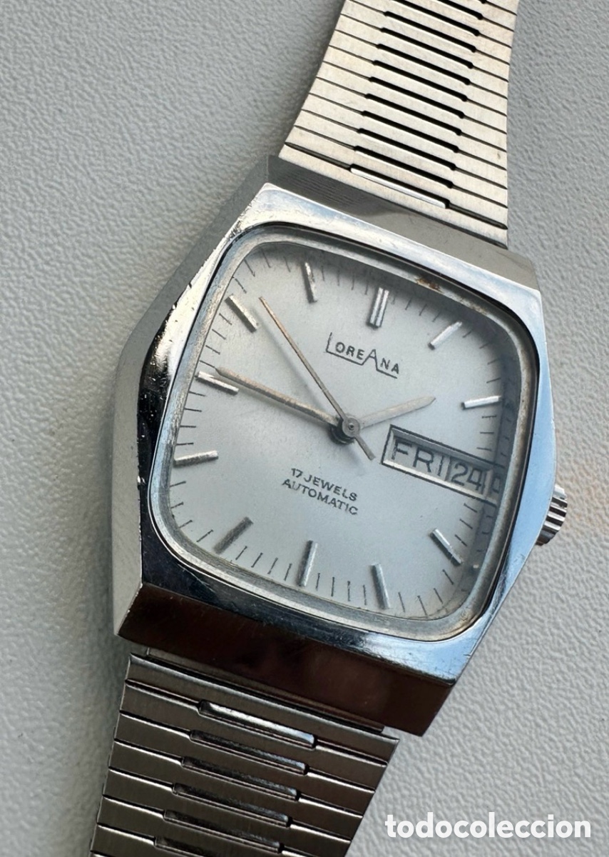 Rel&oacute;gios autom&aacute;ticos: Antiguo Reloj LOREANA AUTOM&Aacute;TIC CALENDAR SWISS