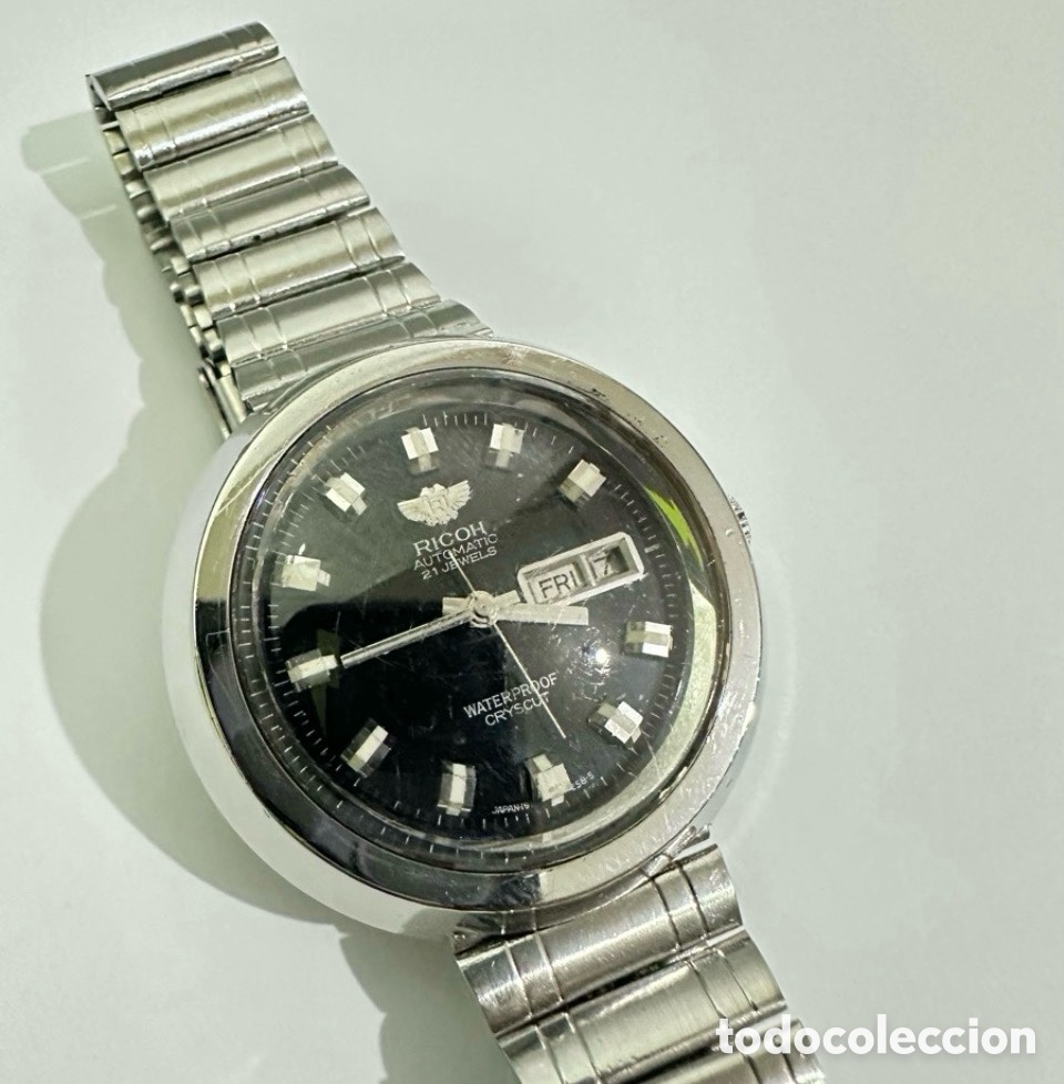 Relojes autom&aacute;ticos: Antiguo Reloj RICOH AUTOM&Aacute;TICO WATERPROOF CALENDAR JAPON VINTAGE