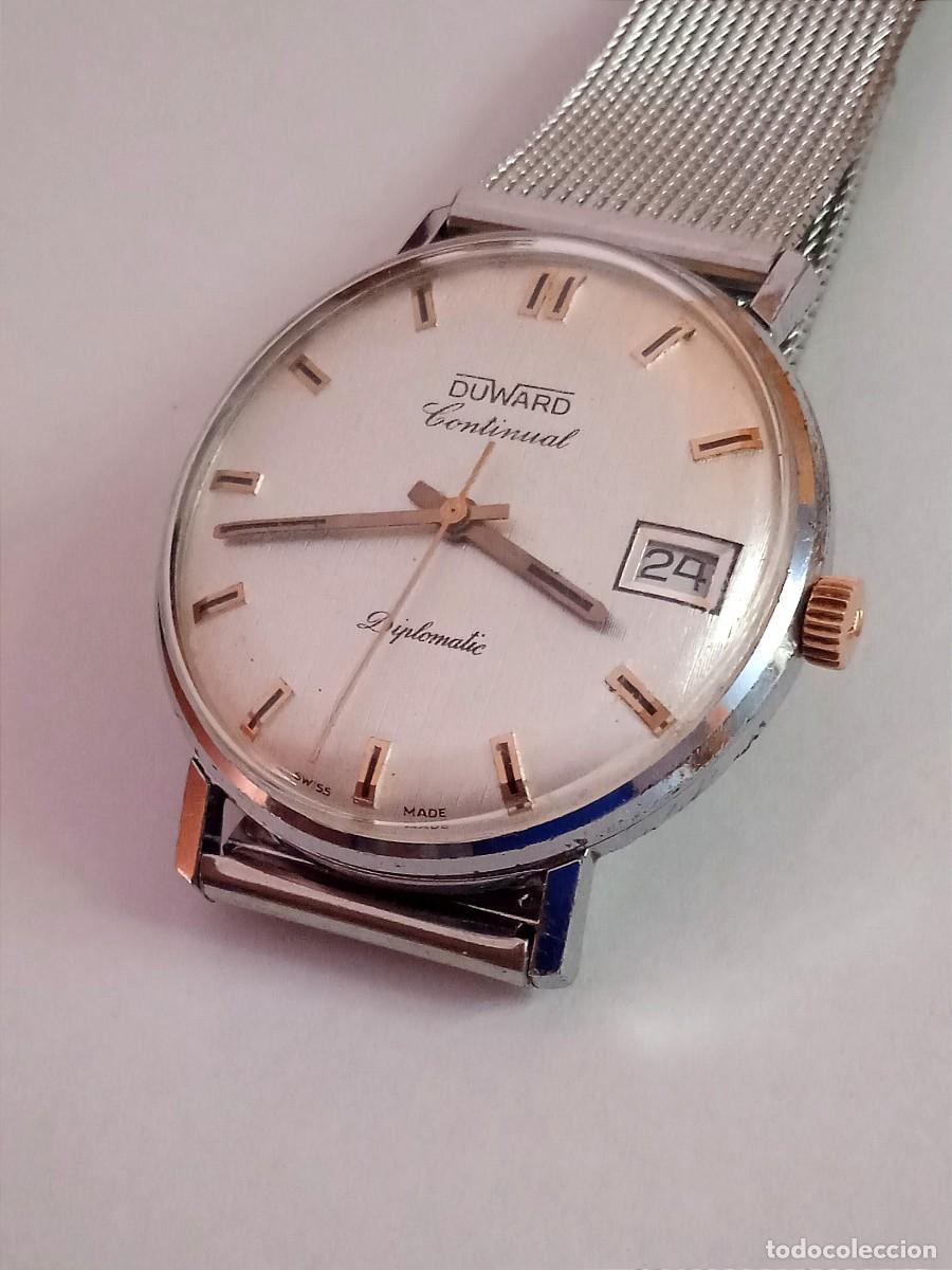 Relojes autom&aacute;ticos: RELOJ DUWARD CONTINUAL DIPLOMATIC 17 RUBIS AUTOM&Aacute;TICO - Foto 8