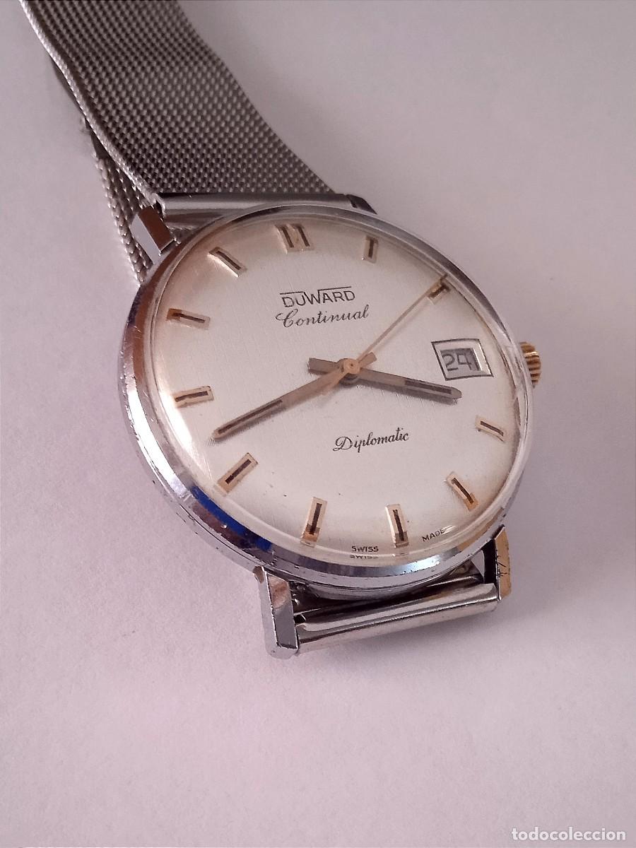 Relojes autom&aacute;ticos: RELOJ DUWARD CONTINUAL DIPLOMATIC 17 RUBIS AUTOM&Aacute;TICO - Foto 9
