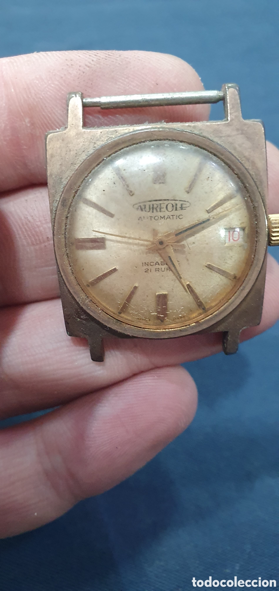 Relojes autom&aacute;ticos: Reloj Aureole vintage. (L138) - Foto 5