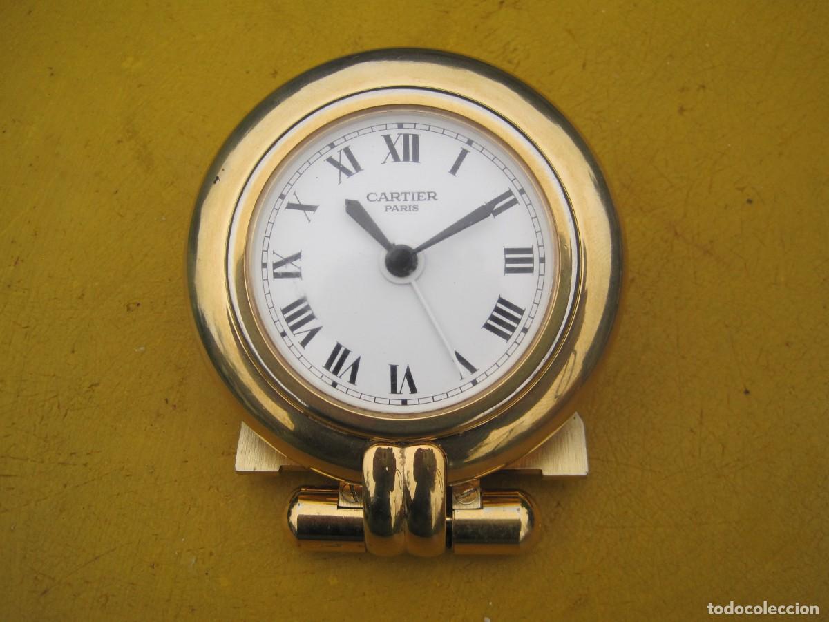 Relojes autom&aacute;ticos: RELOJ DE SOBREMESA CARTIER COLISEE - DESPERTADOR - PAR&Iacute;S - A&Ntilde;OS 80-90