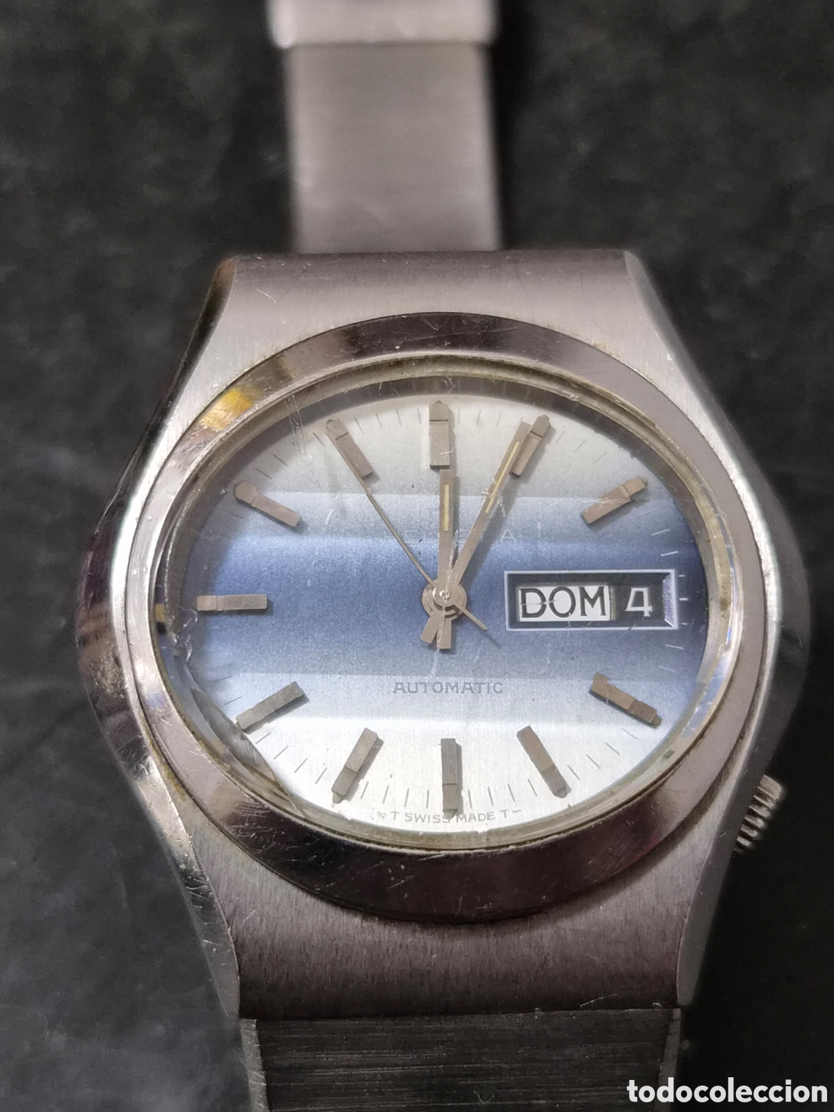 Montres automatiques: ANTIGUO RELOJ CABALLERO HELVETIA AUTOMATIC ORIGINAL Y FUNCIONANDO