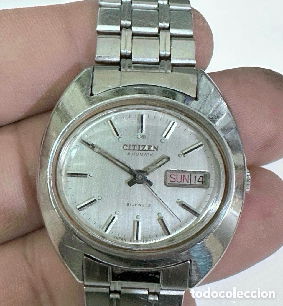 Automatic Watches: Reloj CITIZEN 21 JEWELS Autom&aacute;tico Con D&iacute;a y Fecha Jap&oacute;n Vintage