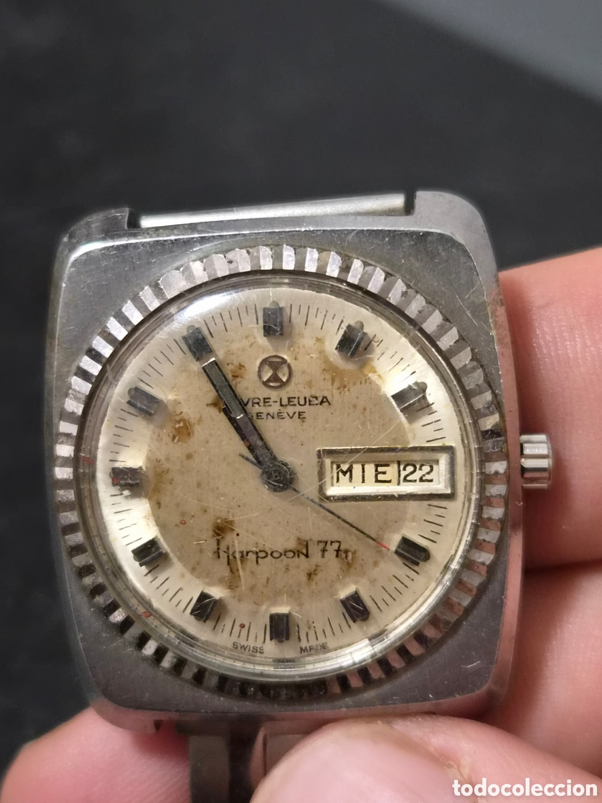 Relojes autom&aacute;ticos: ANTIGUO RELOJ FAVRE LEUBA GENEVE HARPOON 77 AUTOMATIC ORIGINAL Y FUNCIONANDO