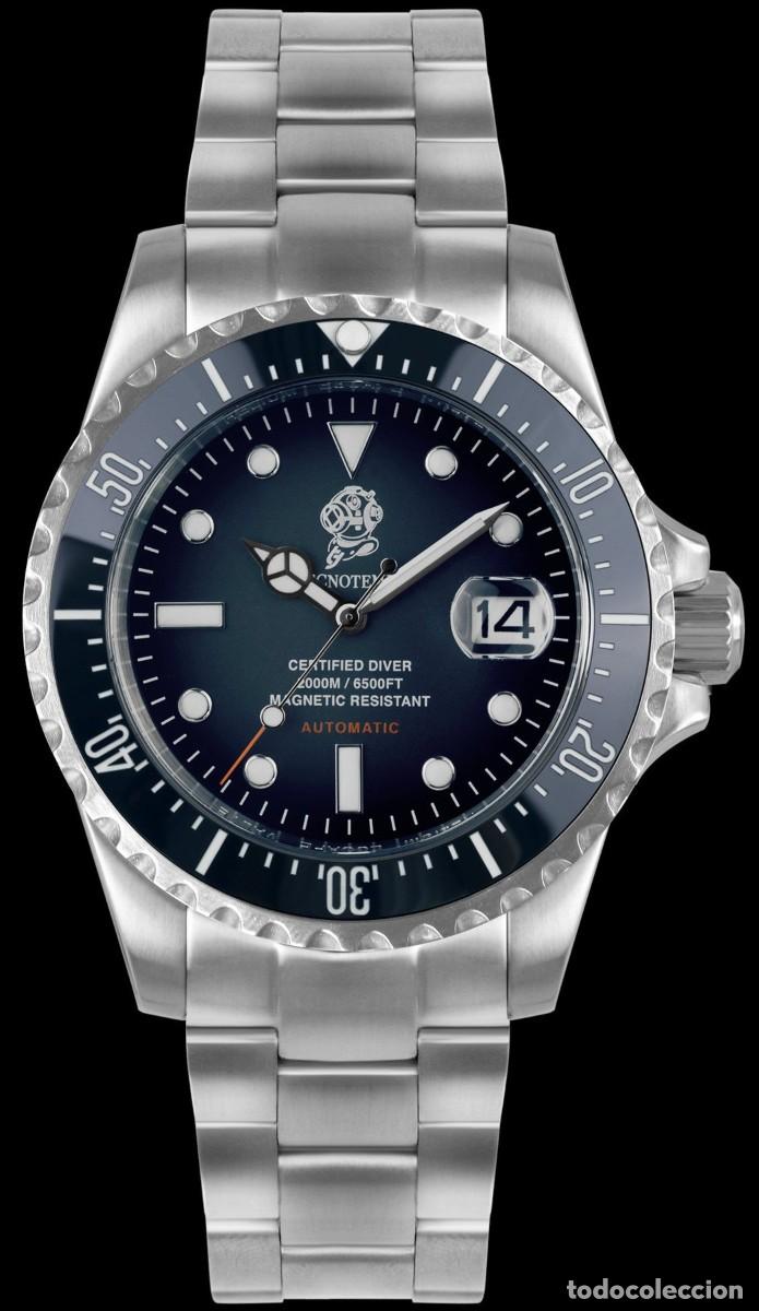 Relojes autom&aacute;ticos: Reloj submarinista profesional Tecnotempo