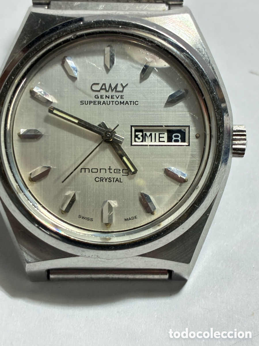 Relojes autom&aacute;ticos: RELOJ CAMY GENEVE MONTEGO CALIBRE ETA 2789 SUPER AUTOMATIC SWISS 1972