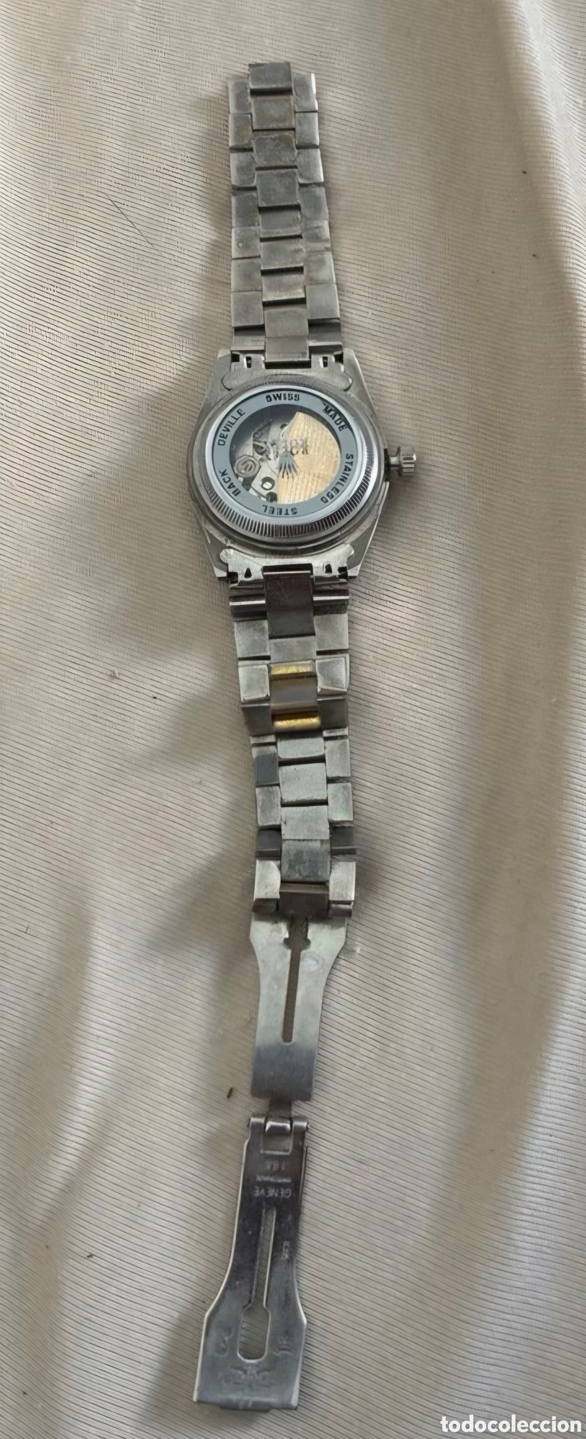 Relojes autom&aacute;ticos: Rel&oacute;gio Cl&aacute;ssico Masculino Autom&aacute;tico - Mostrador Preto - Foto 3
