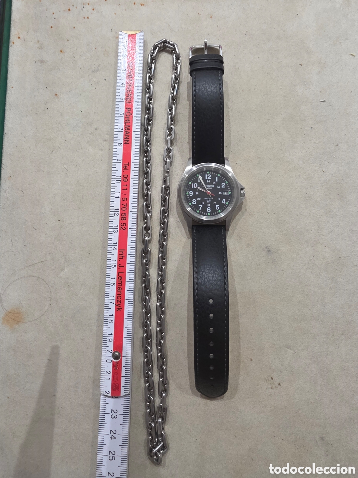 Relojes autom&aacute;ticos: Reloj Autom&aacute;tico Trooper y Cadena - Foto 4