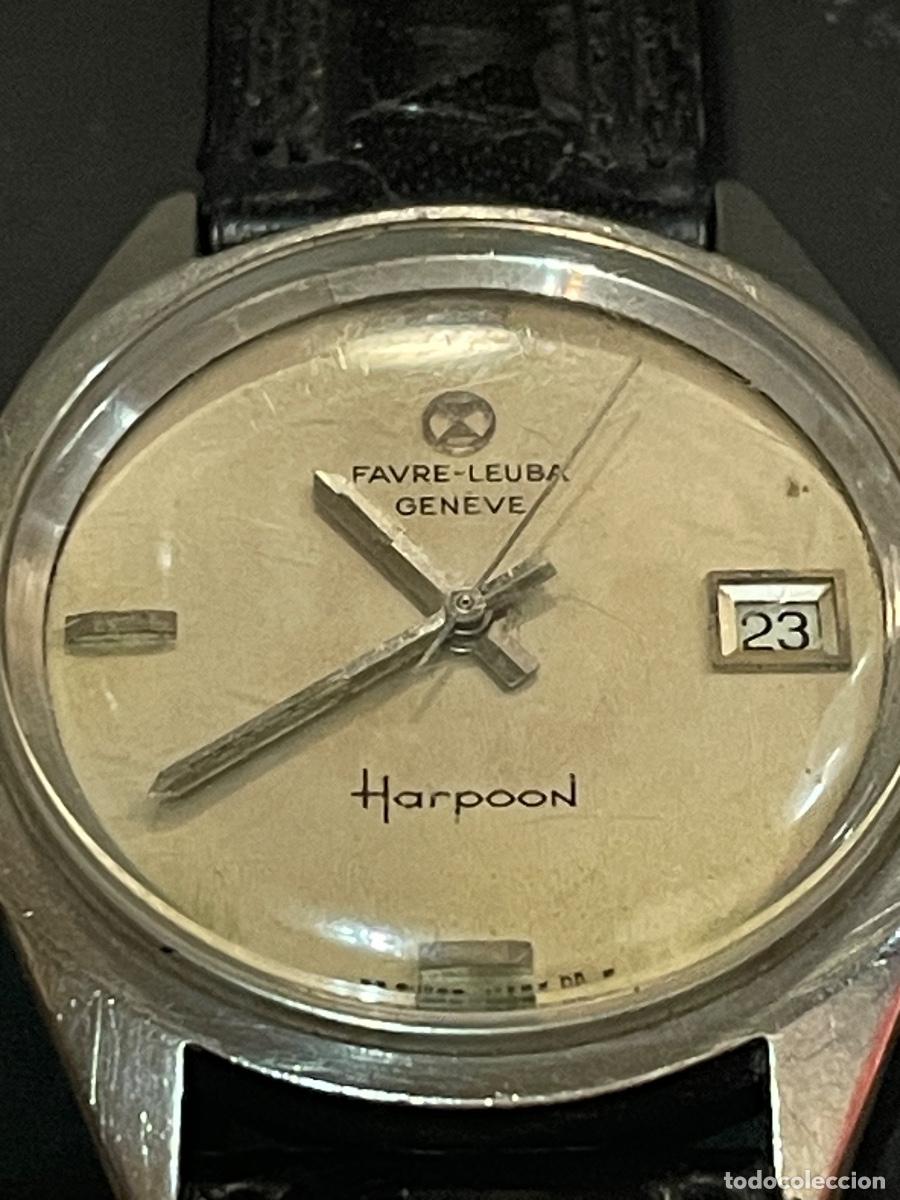 Relojes autom&aacute;ticos: ANTIGUO RELOJ AUTOMATICO - FAVRE-LEUBA GEN&Eacute;VE HARPSOON - RA SWISS MADE RA - CAJA DE ACERO , 3,5 CM.