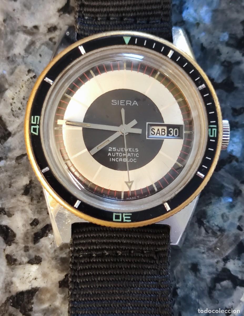 Relojes autom&aacute;ticos: Siera. Tipo diver a&ntilde;os 60/70