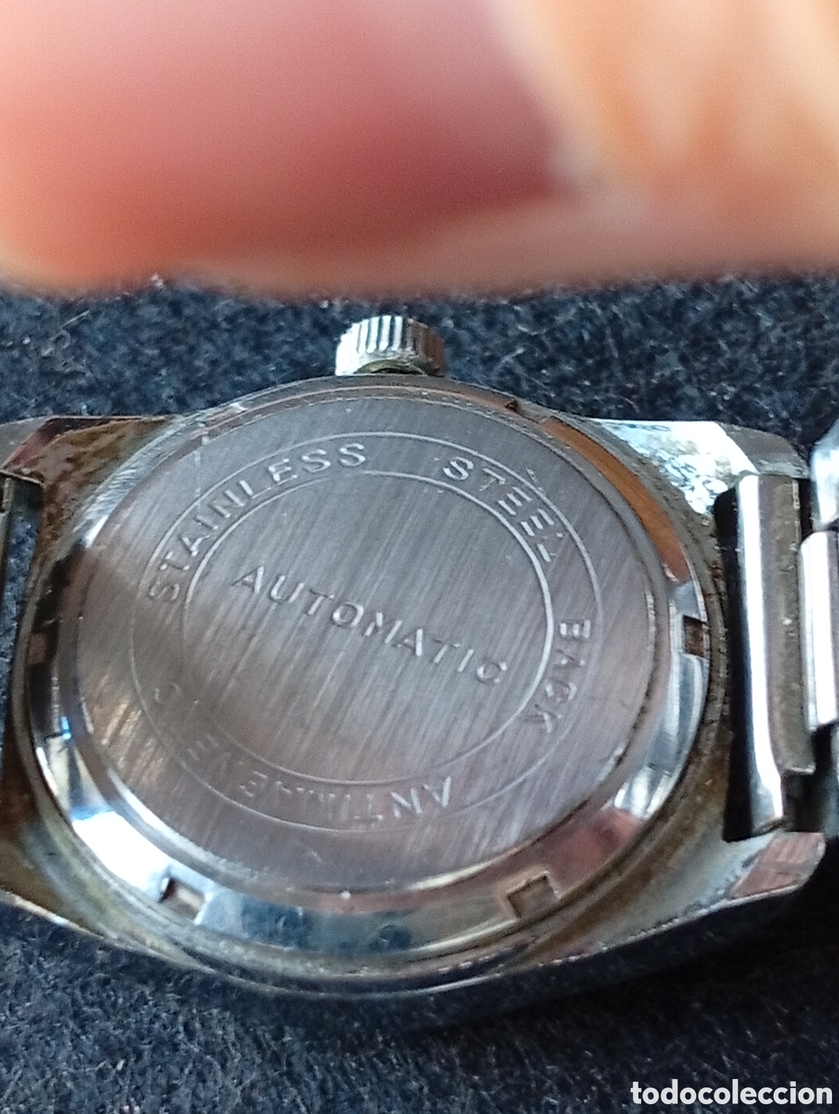Relojes autom&aacute;ticos: Reloj autom&aacute;tico a&ntilde;os 70 marca vadur funcionando correctamente - Foto 4