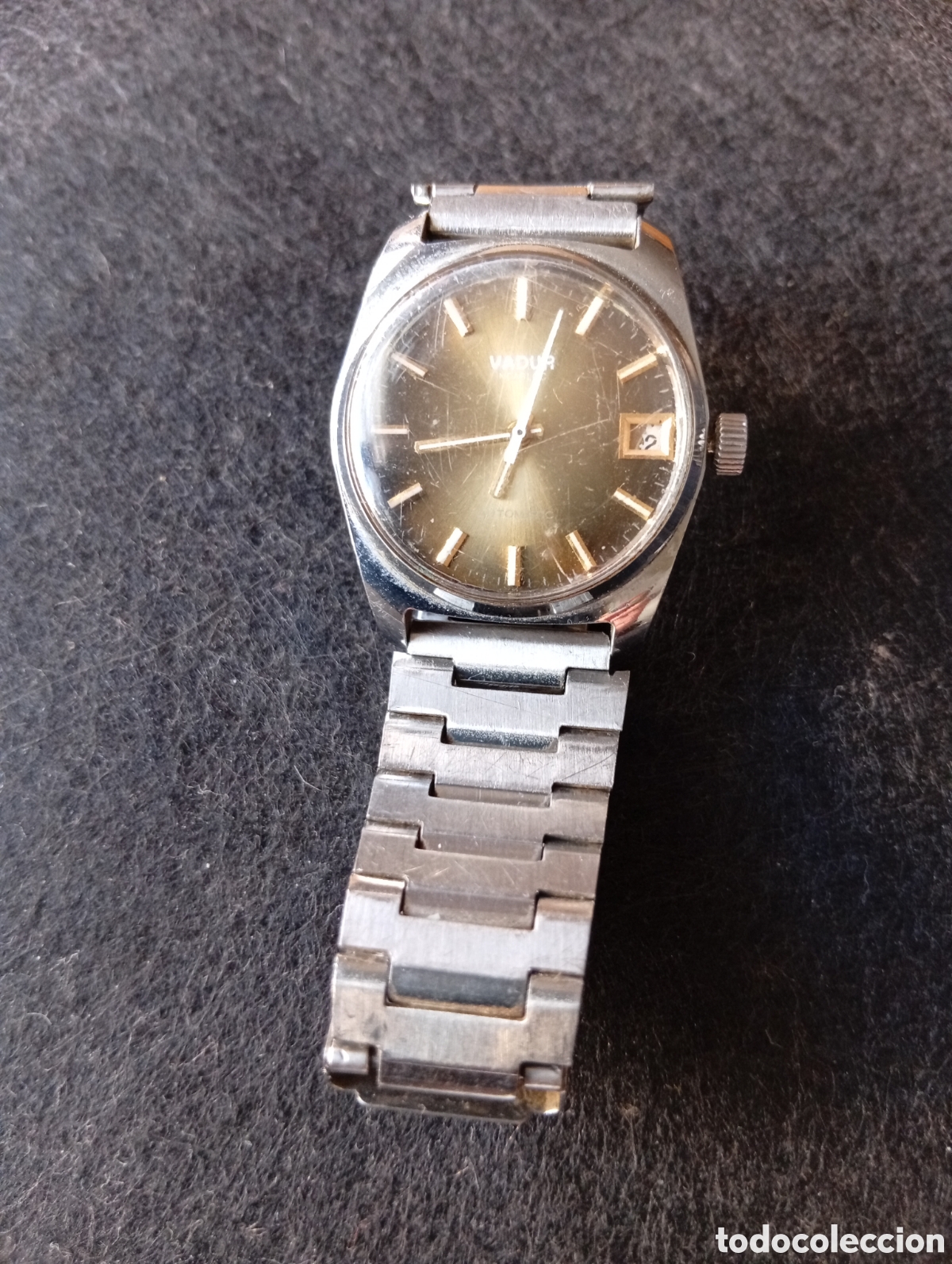Relojes autom&aacute;ticos: Reloj autom&aacute;tico a&ntilde;os 70 marca vadur funcionando correctamente