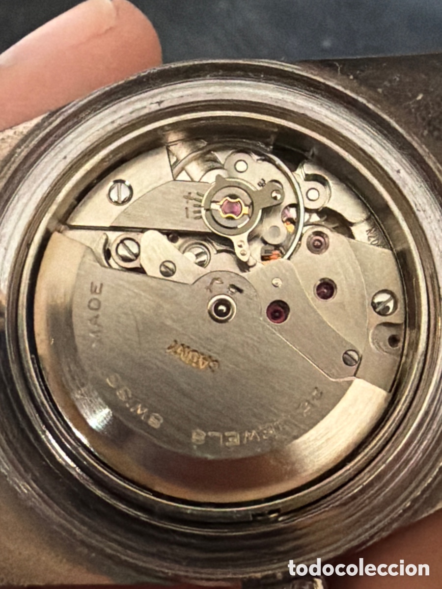 Relojes autom&aacute;ticos: Antiguo reloj caunymatic de buceo - Foto 6