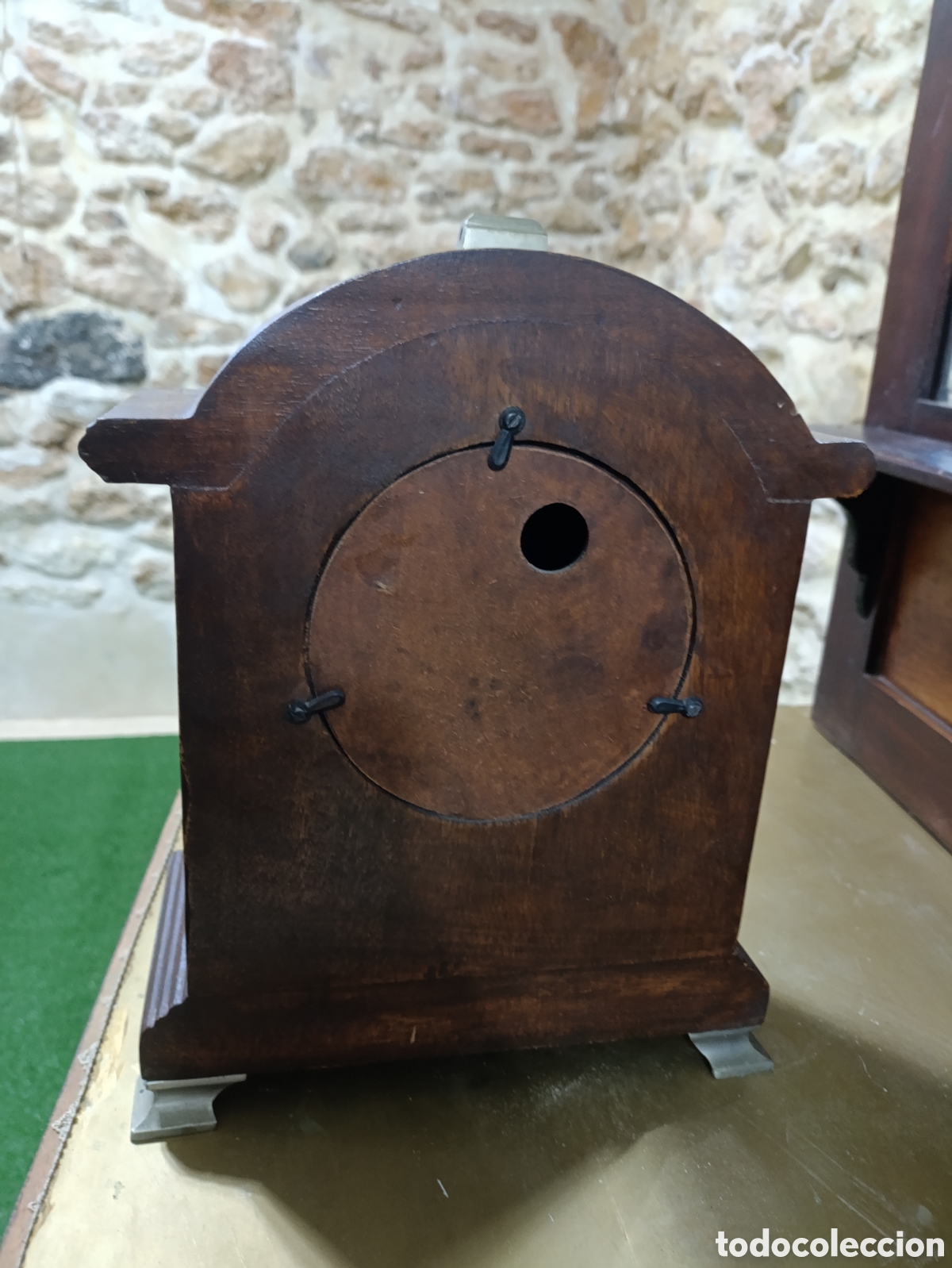Relojes autom&aacute;ticos: Reloj de sobremesa de madera de estilo cl&aacute;sico - Foto 8