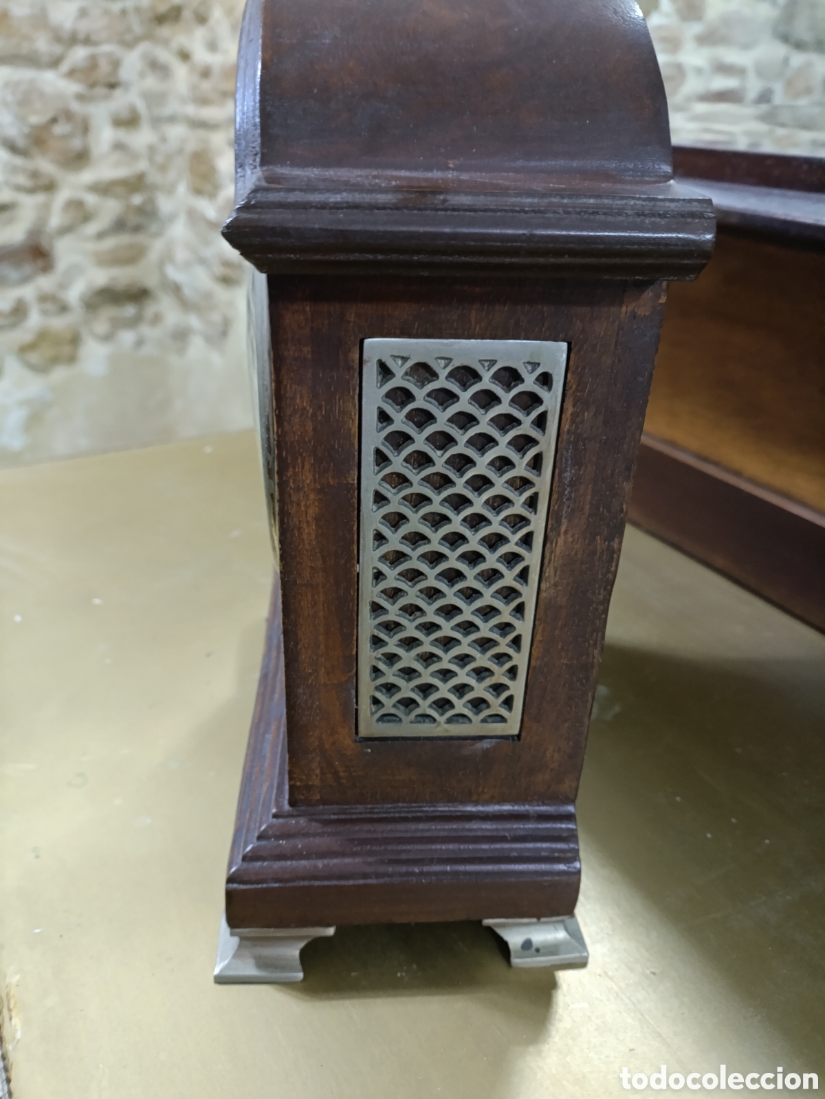 Relojes autom&aacute;ticos: Reloj de sobremesa de madera de estilo cl&aacute;sico - Foto 9