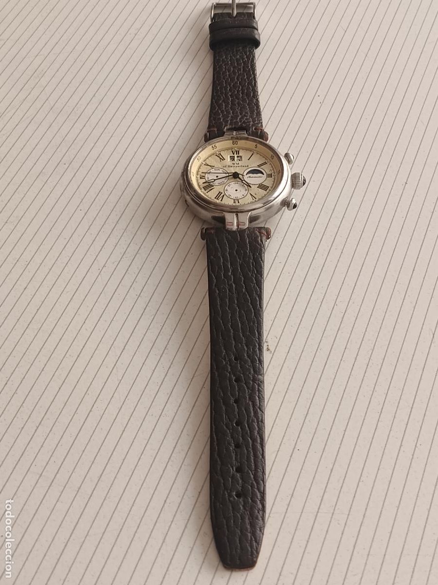 Relojes autom&aacute;ticos: RELOJ WM OF SWITZERLAND 20 RUBIS AUTOMATICO. WR 50M, NO FUNCIONA, PARA PIEZAS