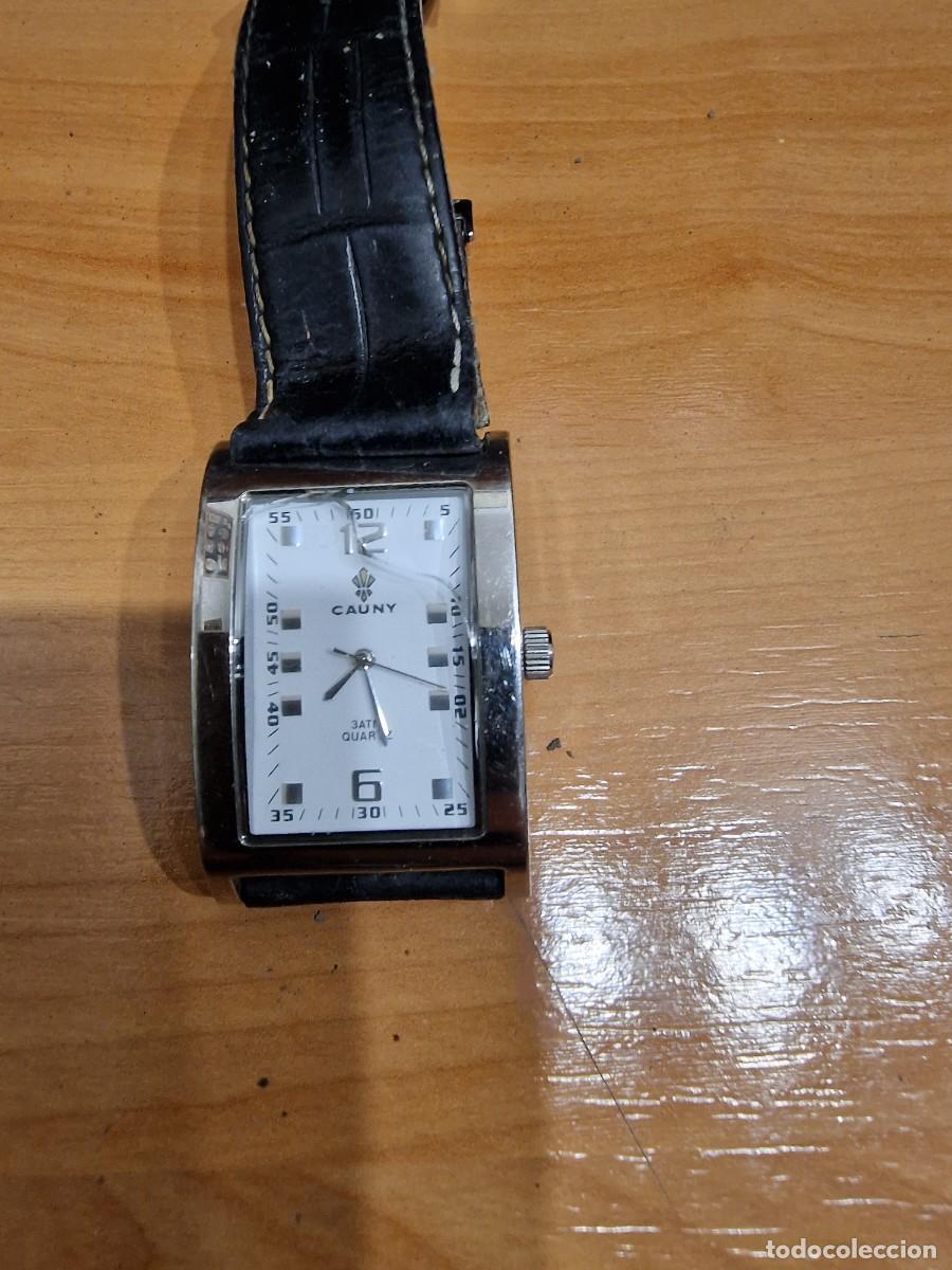 Relojes autom&aacute;ticos: Lote 2842. Reloj Cauny 3ATM Quartz, tiene una raja en el cristal