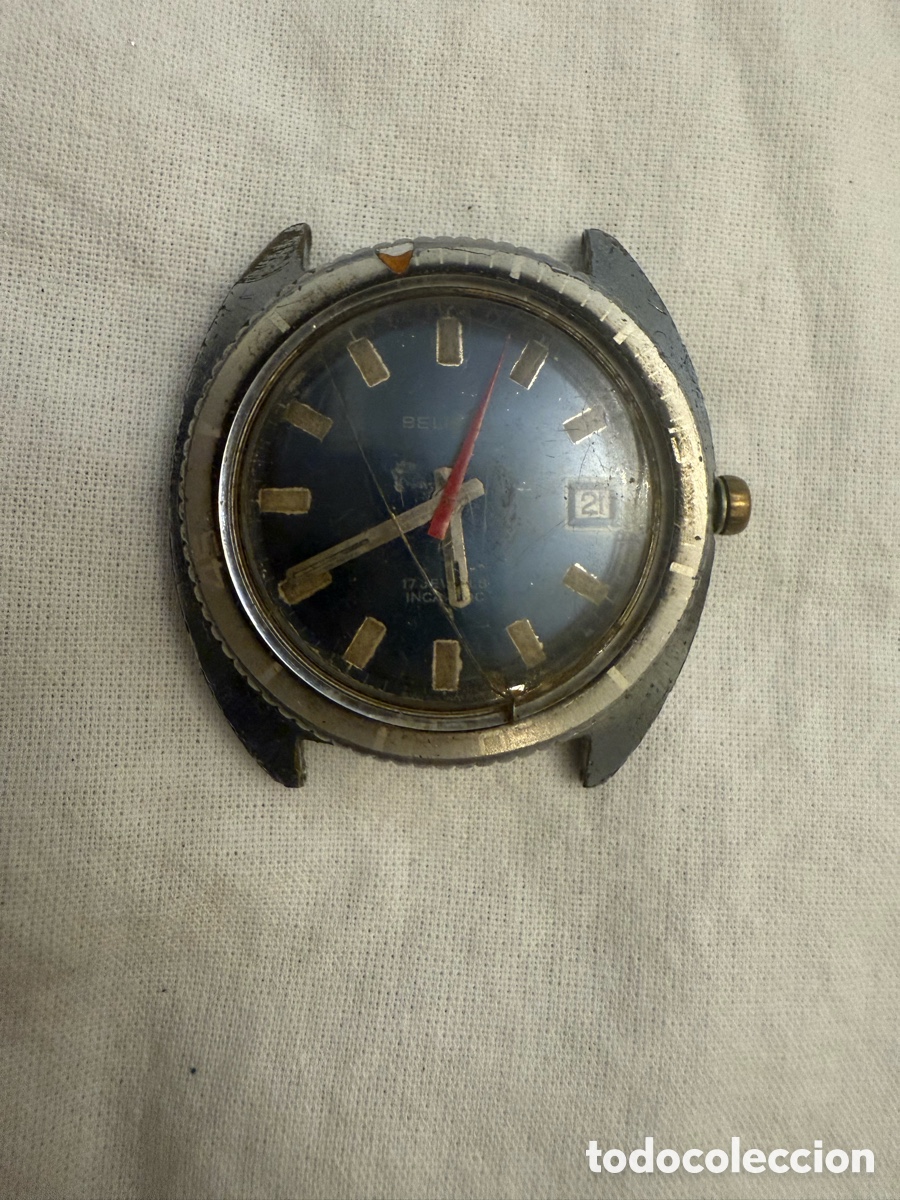 Rel&oacute;gios autom&aacute;ticos: RELOJ VINTAGE BELISON AUTOM&Aacute;TICO 17 RUB&Iacute;ES &ndash; CALENDARIO &ndash; CABALLERO