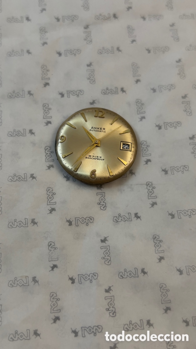 Relojes autom&aacute;ticos: ✅ mecanismo reloj ANKER autom&aacute;tico calendario FB222 vintage