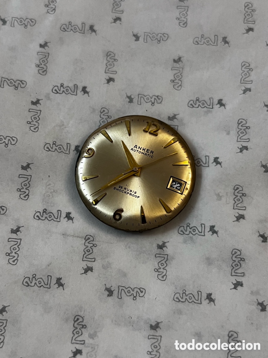 Relojes autom&aacute;ticos: ✅ mecanismo reloj ANKER autom&aacute;tico calendario FB222 vintage