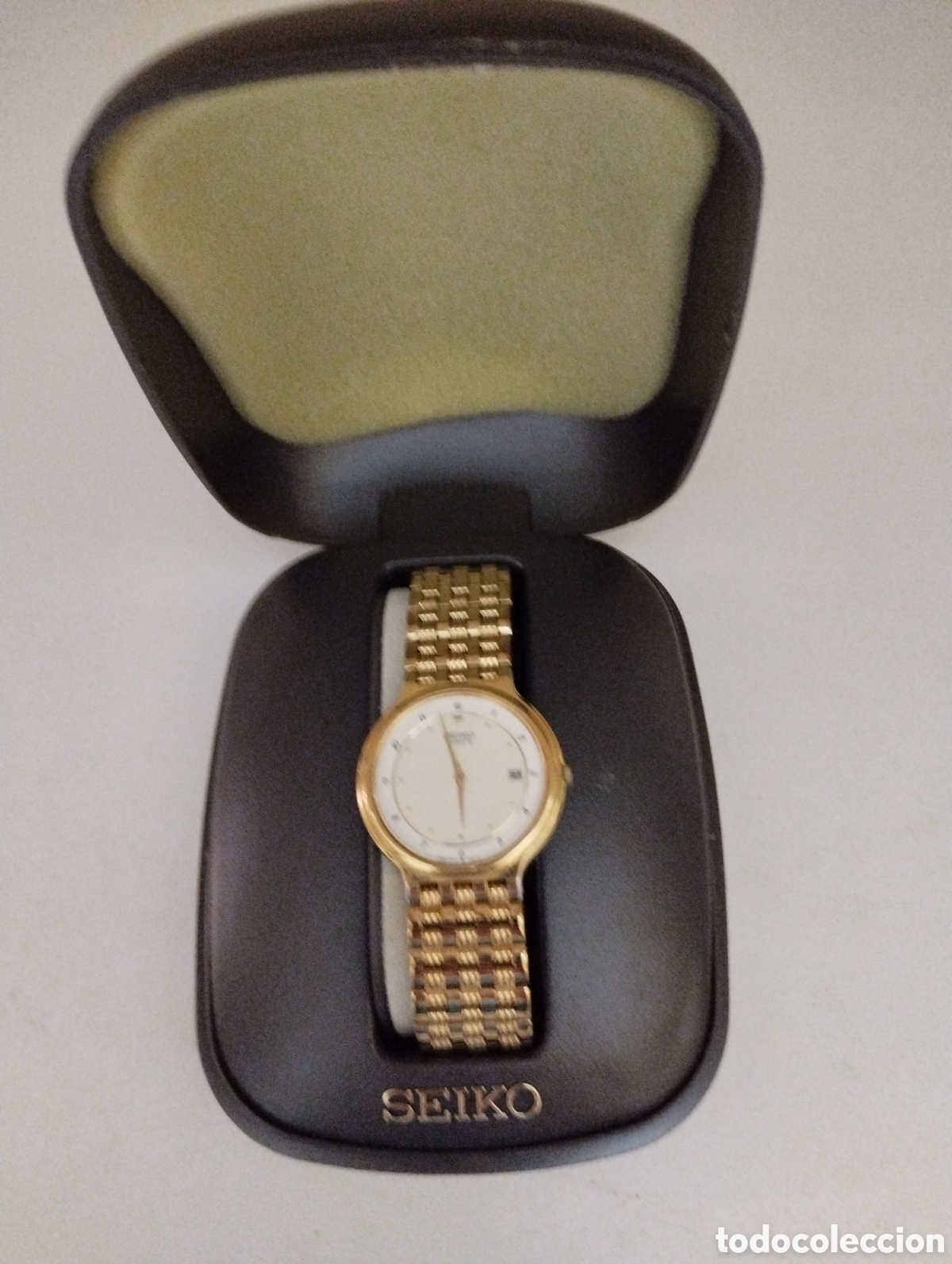 Relojes autom&aacute;ticos: Reloj de pulsera de caballero Seiko nuevo por estrenar con su caja