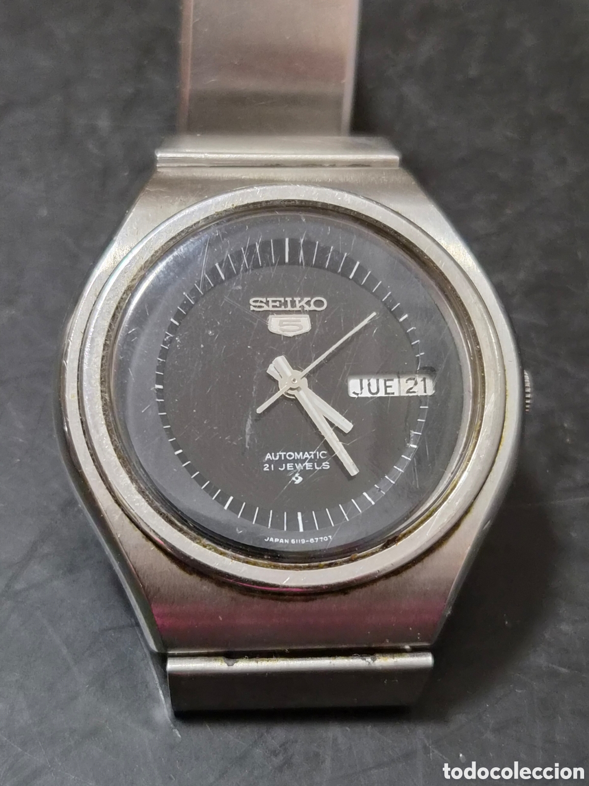 Relojes autom&aacute;ticos: ANTIGUO RELOJ SEIKO 5 AUTOMATIC FUNCIONANDO ORIGINAL 6119-8610