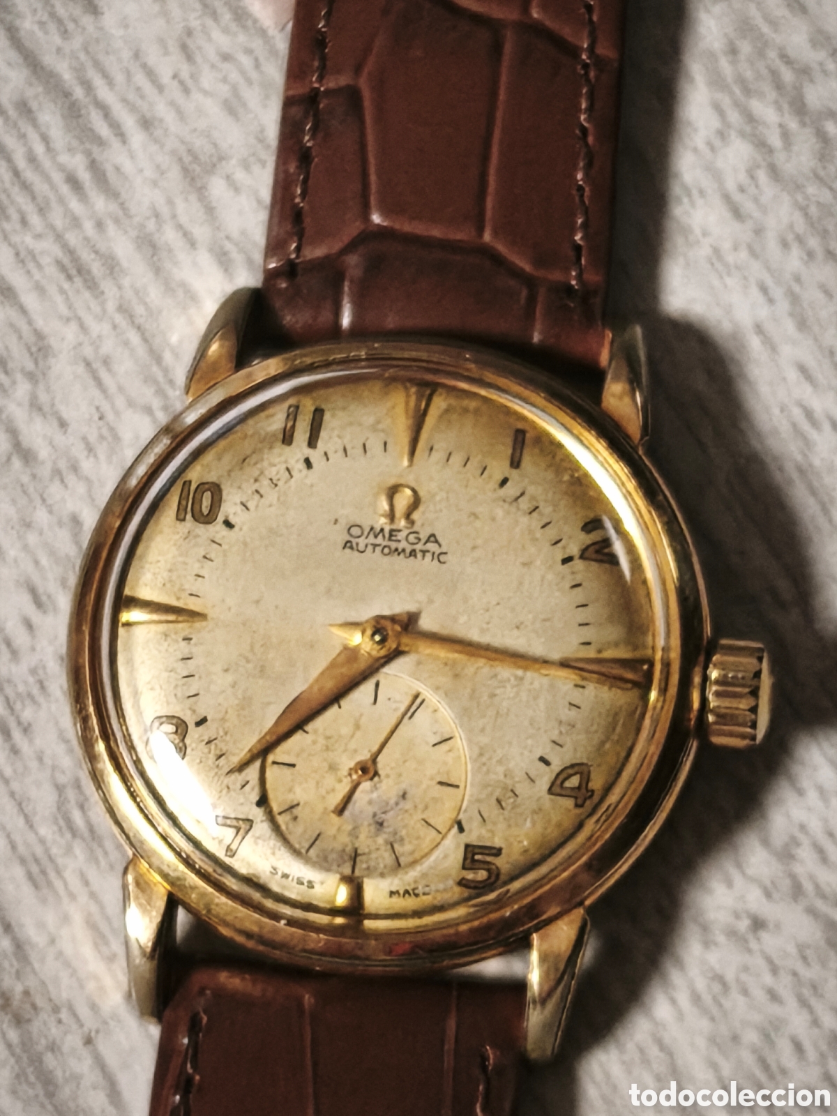 Relojes autom&aacute;ticos: Omega Automatico hibrido &rdquo;Bumper&rdquo; (1949)