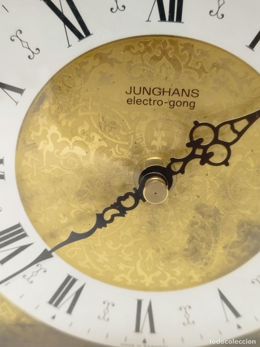 Relojes autom&aacute;ticos: Reloj de sobremesa Junghans electro gong. Sin probar. - Foto 2