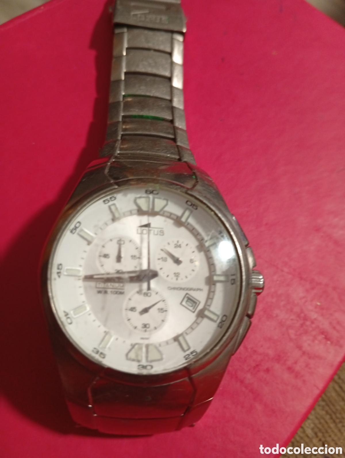Relojes autom&aacute;ticos: Reloj Lotus con pila funcionando - Foto 2