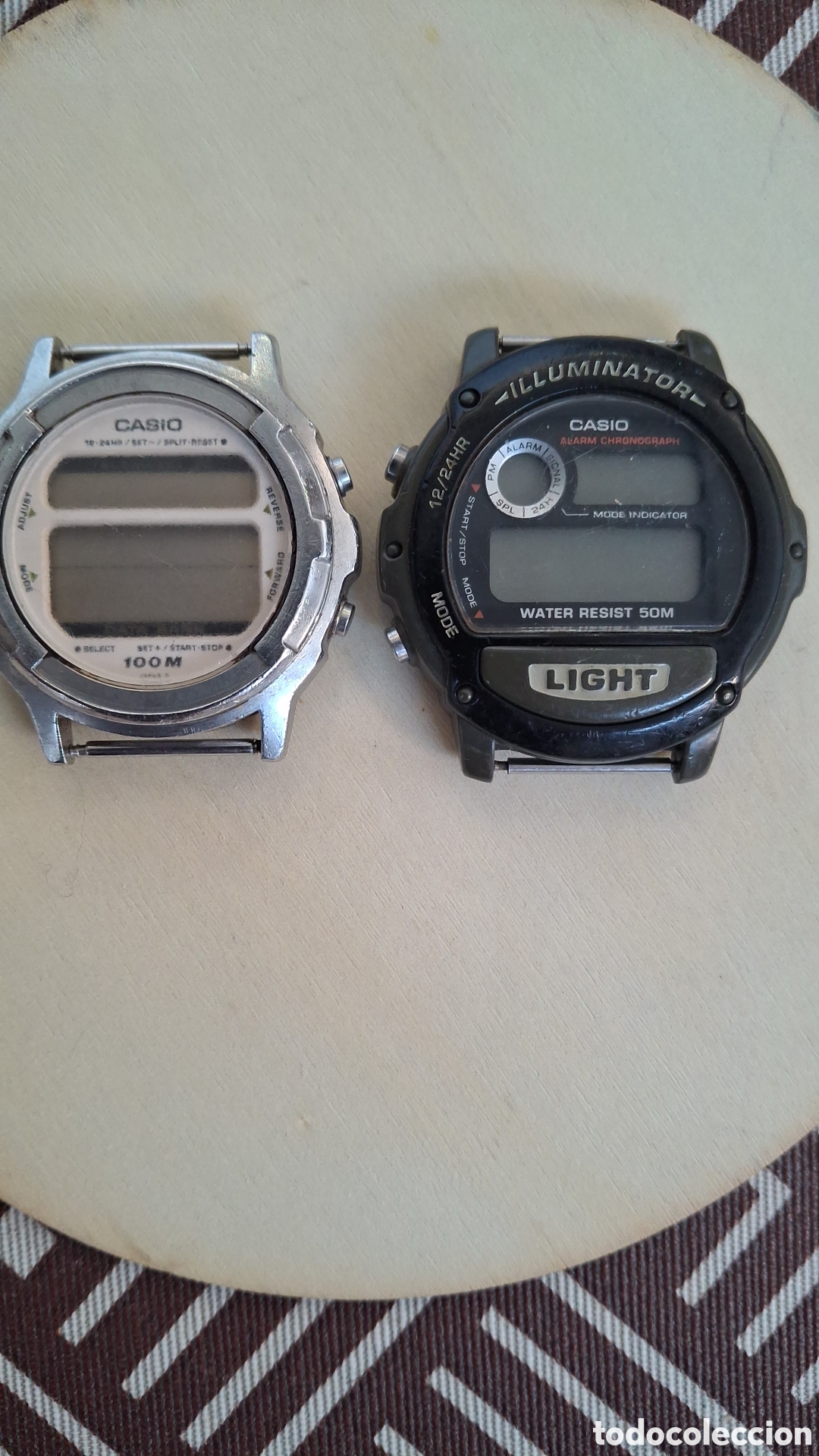 Relojes autom&aacute;ticos: Lote 2 cajas relojes Casio (DBW320 ACERO +W87H