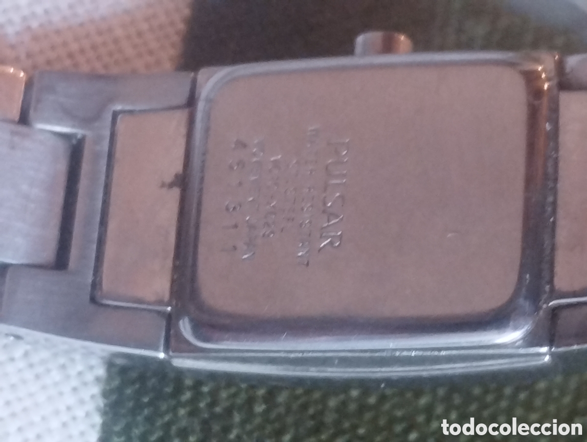 Relojes autom&aacute;ticos: Reloj Pulsar de mujer rectangular muy buen estado - Foto 4