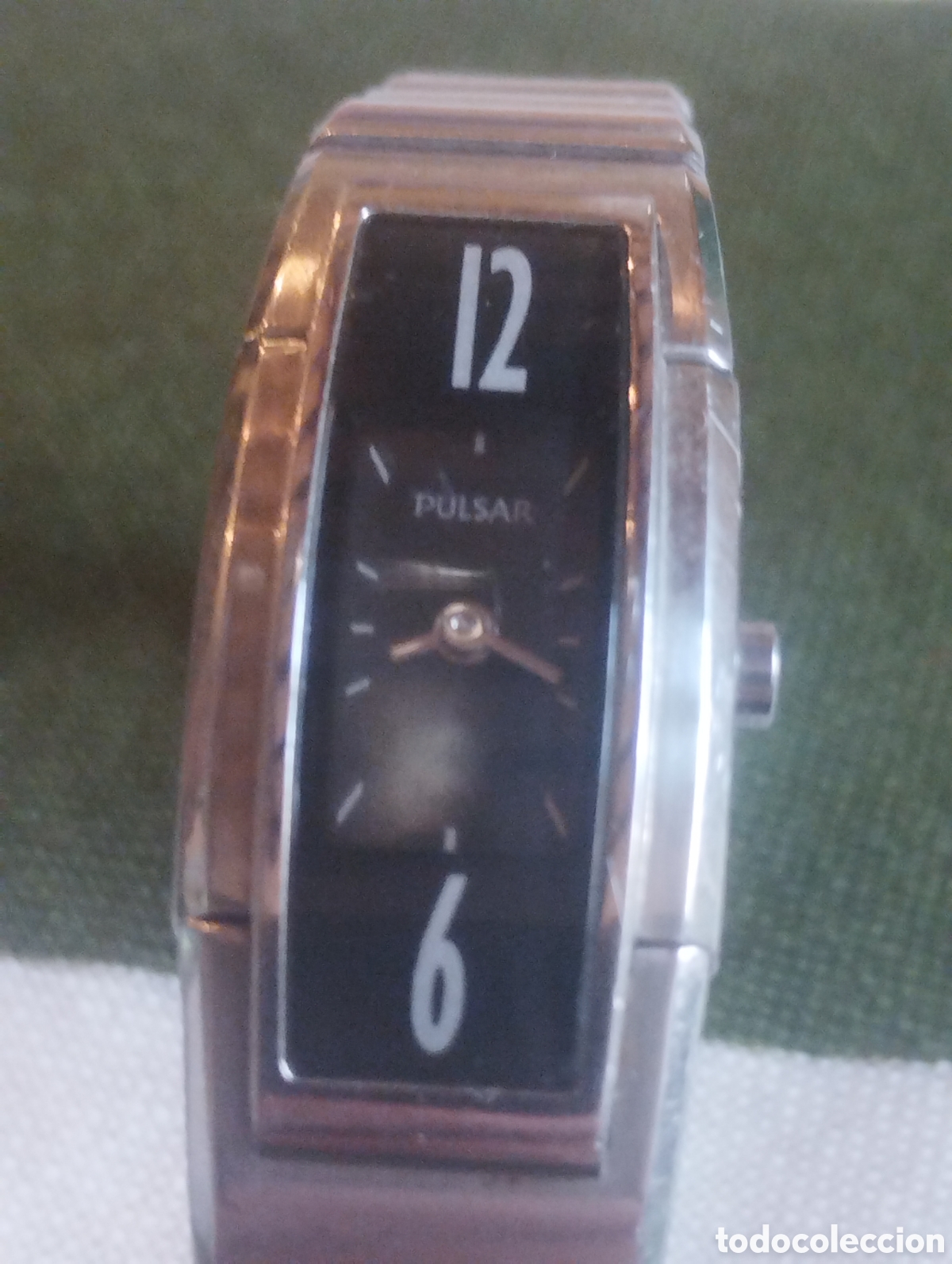 Relojes autom&aacute;ticos: Reloj Pulsar de mujer rectangular muy buen estado