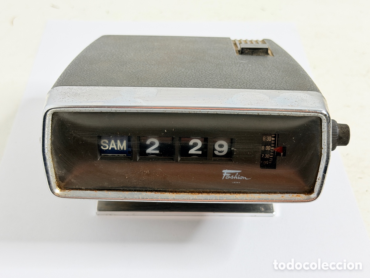 Relojes autom&aacute;ticos: Reloj Despertador Flip Tokyo Tokei 1970s No Funciona