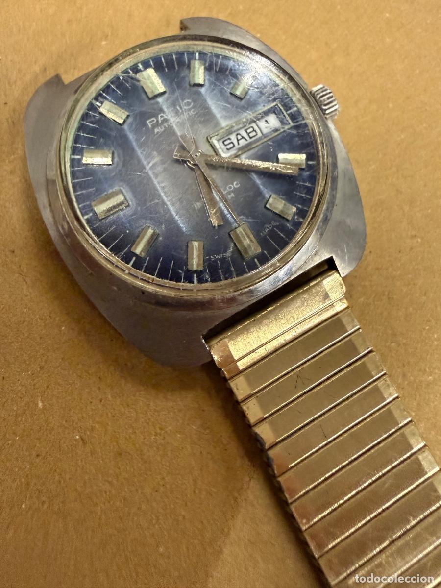 Montres automatiques: Reloj Vintage PATIC AUTOMATIC. Funciona. La caja Mide unos 3,6x3,8cms